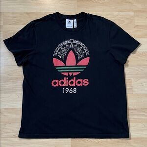 adidas Originals Mexico 1968 Soccer Black Tee Men's Slim